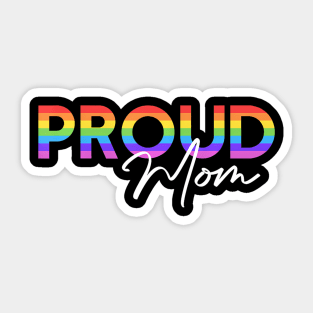 Queer Pride Proud Mom Rainbow Equality Pride Month Lgbt Sticker